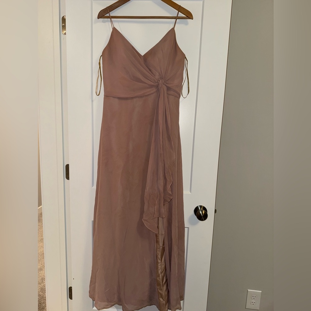 Jenny Yoo collection size 10 bridesmaid dress blush
